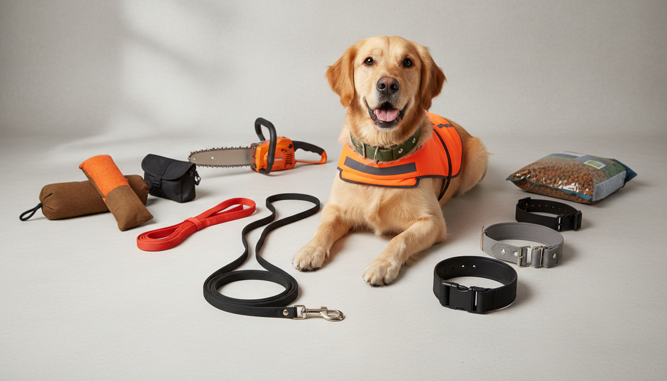 Jagtudstyr til hund